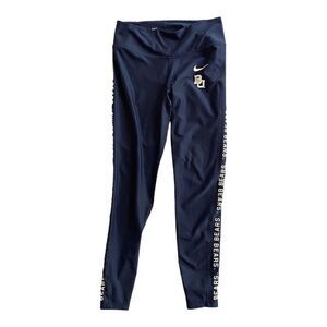 Women’s Baylor Nike Dri-for black leggings size medium big 12 Baylor Bears